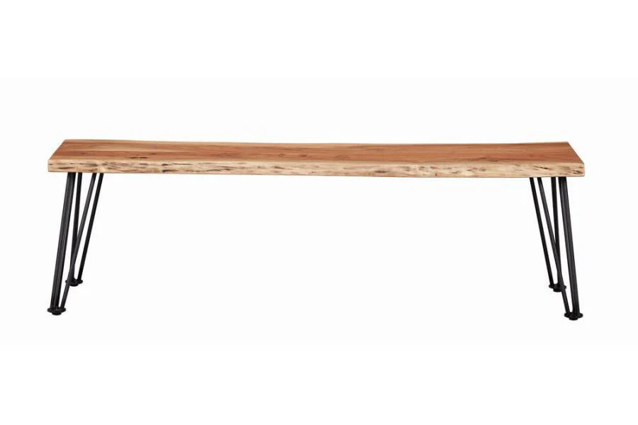 Acacia Live Edge Dining Bench - Image 3