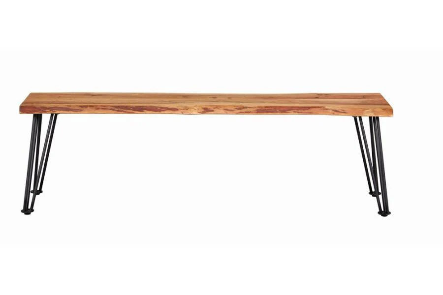 Acacia Live Edge Dining Bench - Image 5