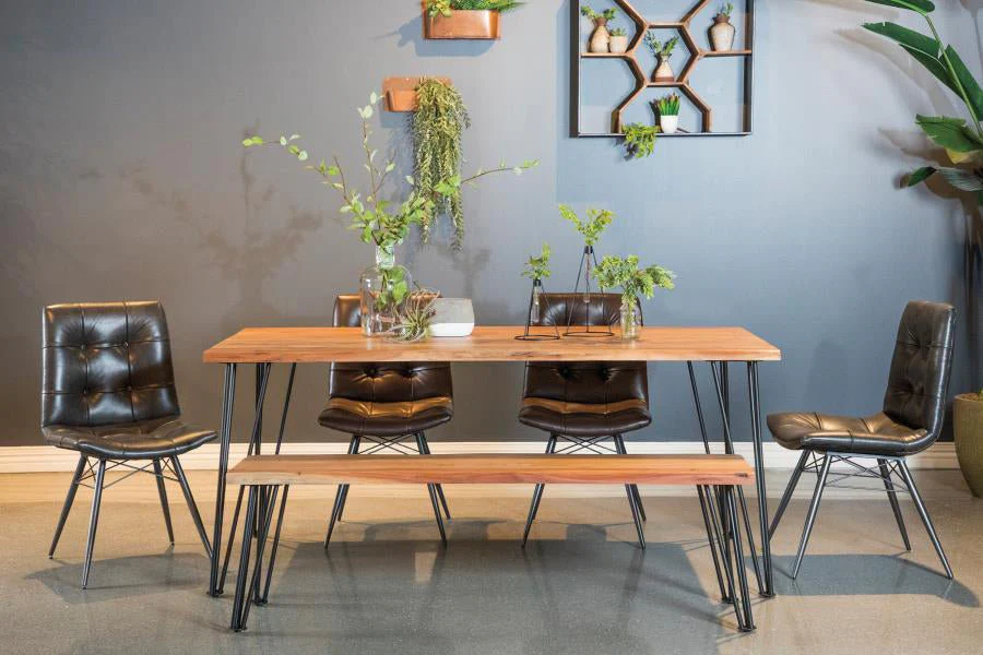 Acacia Live Edge Dining Table - Image 7