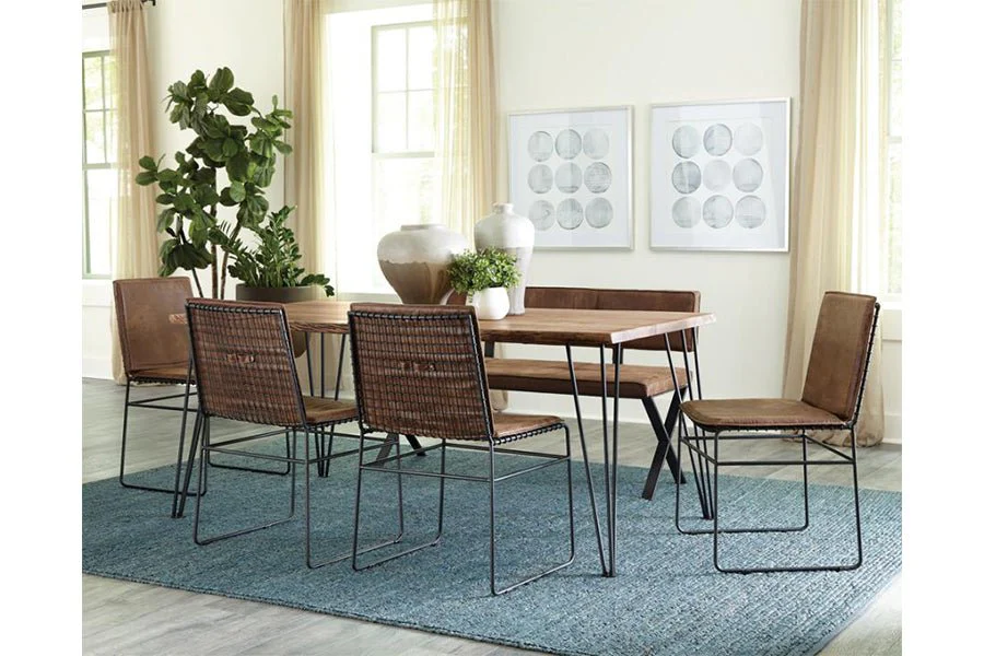 Acacia Live Edge Dining Table - Image 8