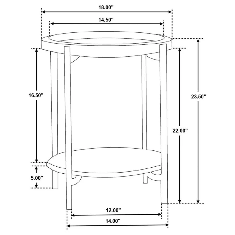 Adam Round Accent Table - Image 6