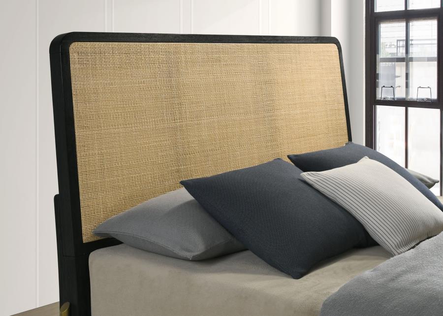Arianna Black and Sand Queen Bed - Image 5
