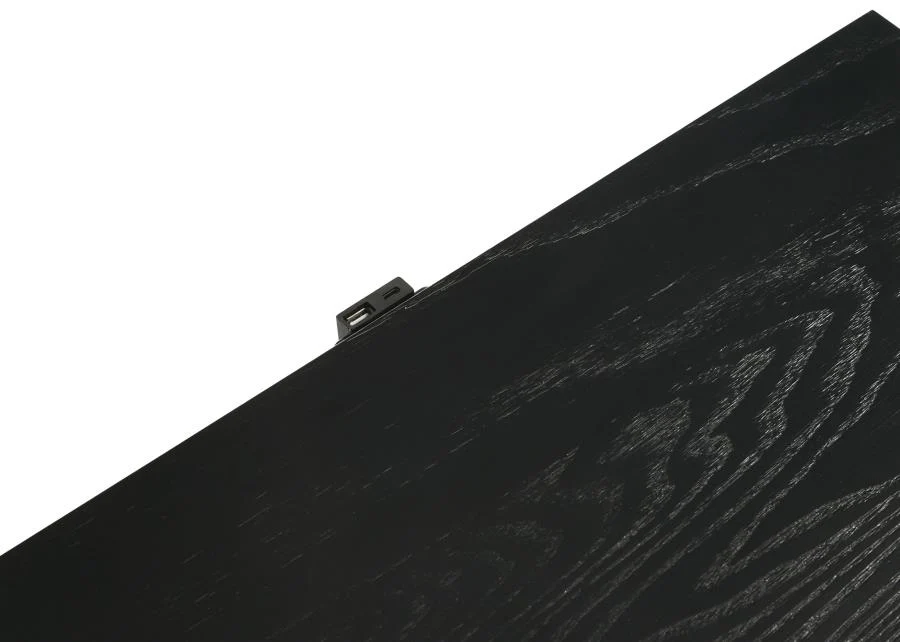 Arianna Black Nightstand - Image 11