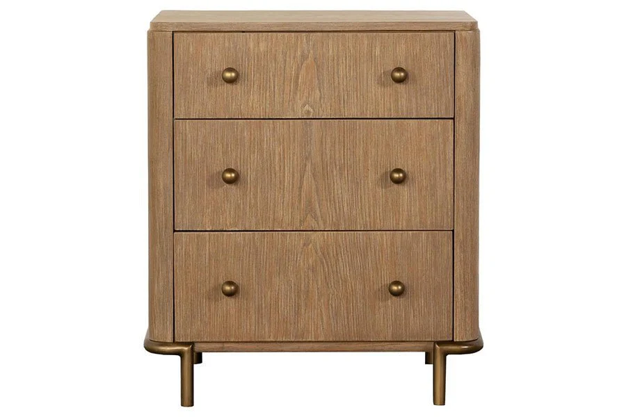 Arianna Sand Nightstand - Image 3