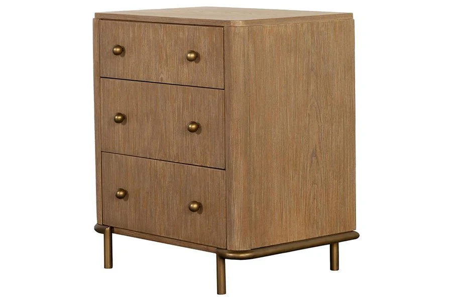 Arianna Sand Nightstand - Image 4