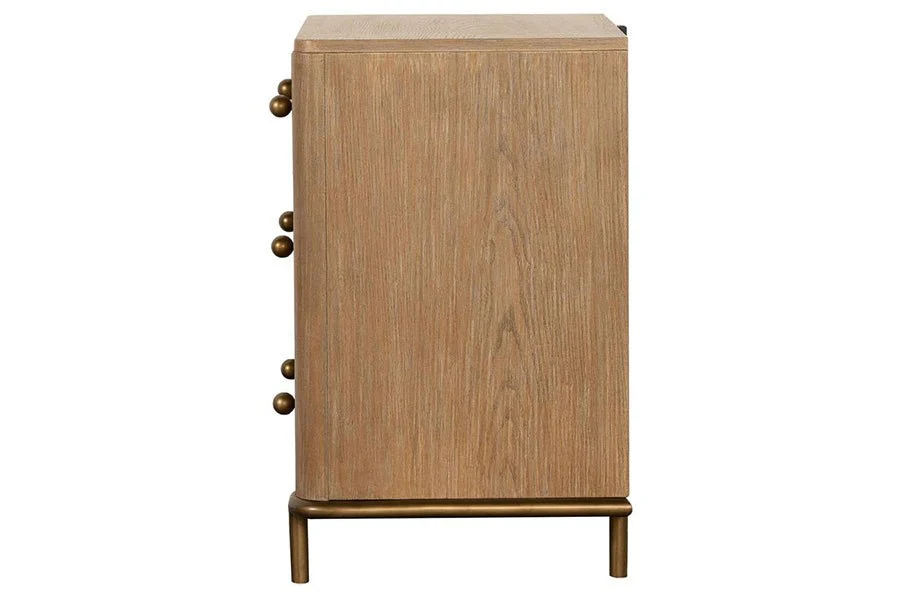 Arianna Sand Nightstand - Image 5