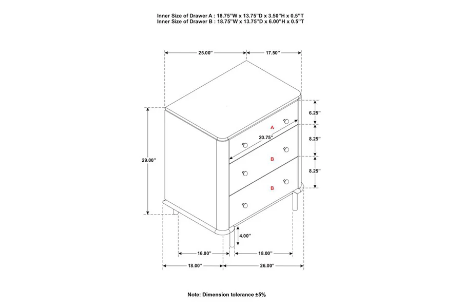 Arianna Sand Nightstand - Image 8