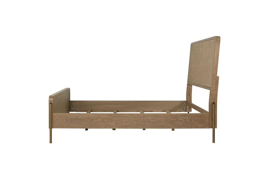 Arianna Sand Rattan King Bed - Image 7