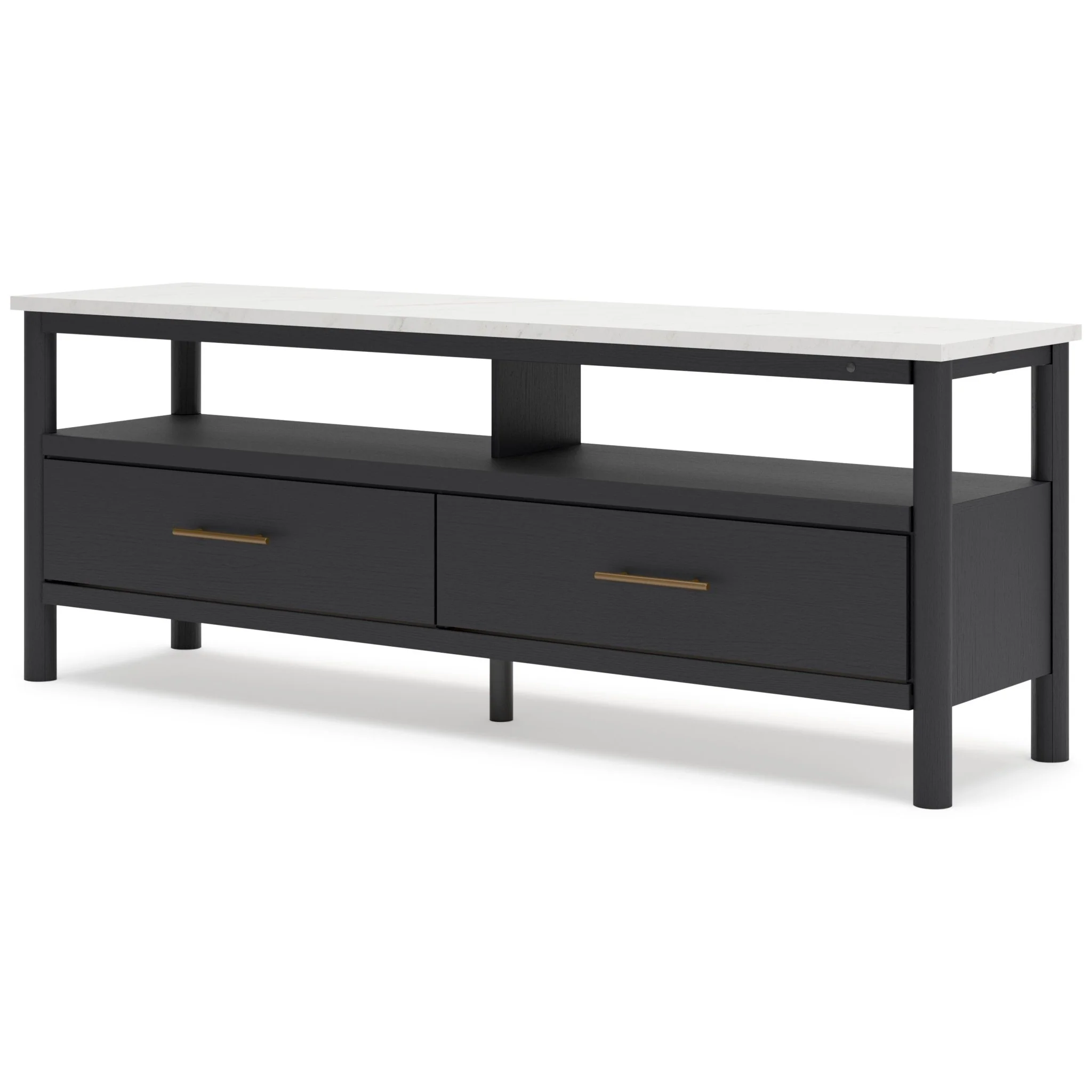 Cadyn Extra Large Dark Tv Stand - Image 3