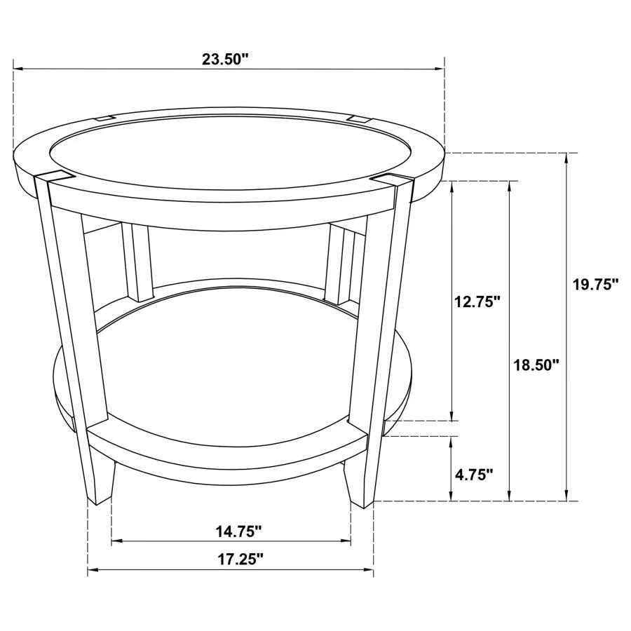 Camila Round End Table - Image 8