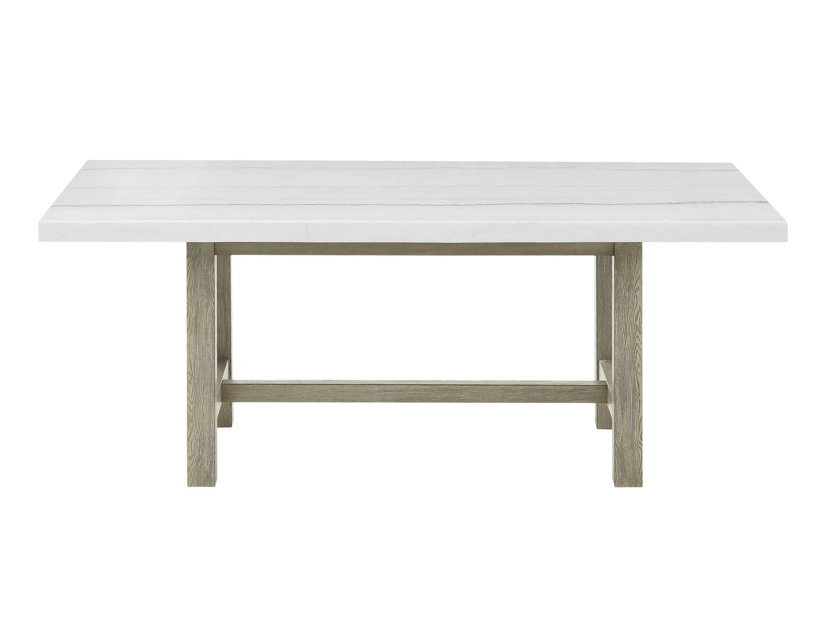 Carley Rectangle Marble Top Dining Table - Image 8