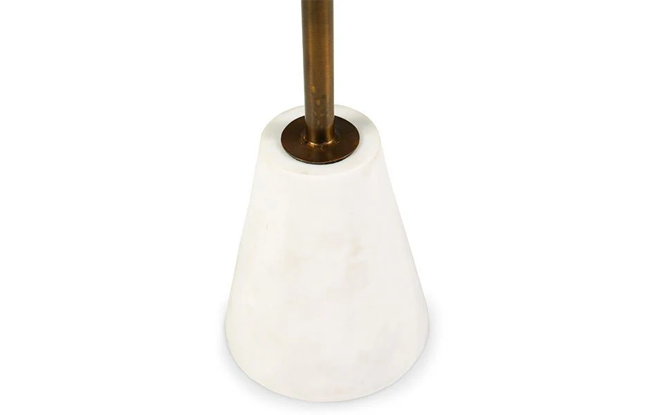 Cary B/W Marble Accent Table - Image 3