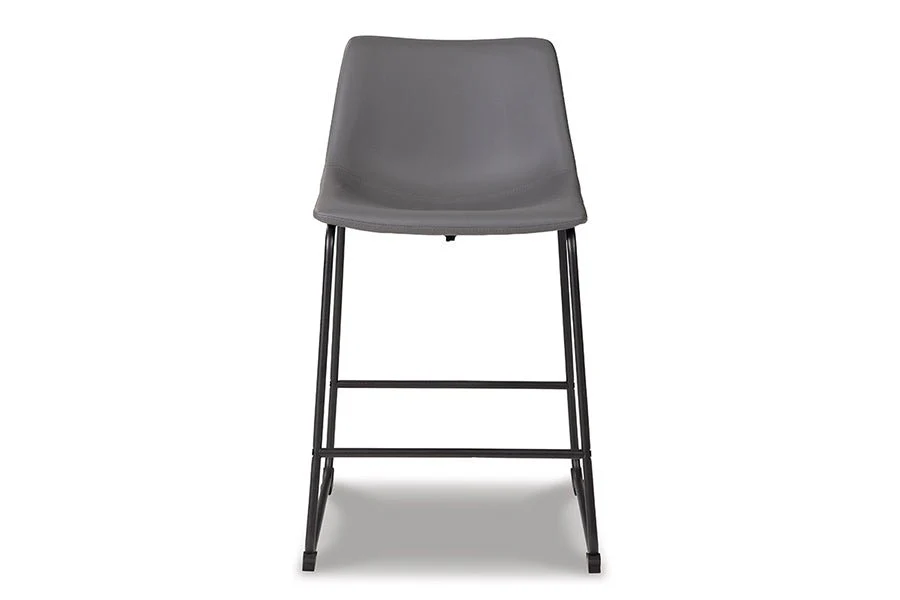 Cece Gray Upholstered Counter Stools (Set of 2) - Image 3