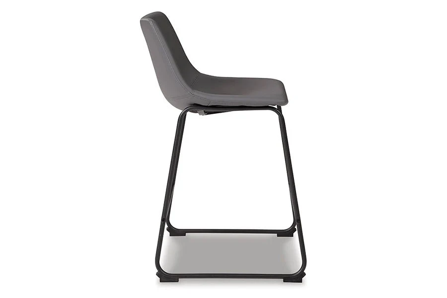 Cece Gray Upholstered Counter Stools (Set of 2) - Image 4