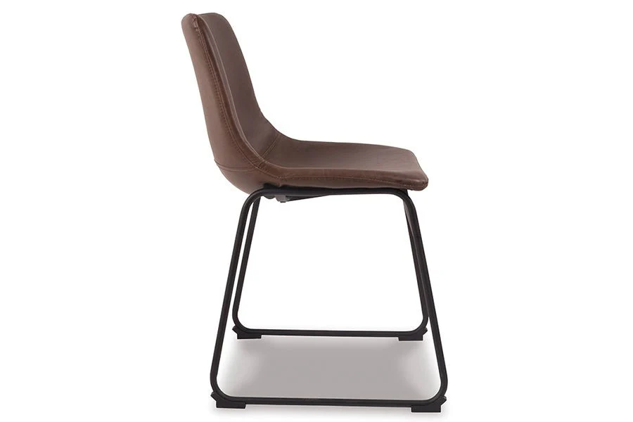 Two-tone Brown Dining Upholstered Side Chairs (Set of 2) - Image 5