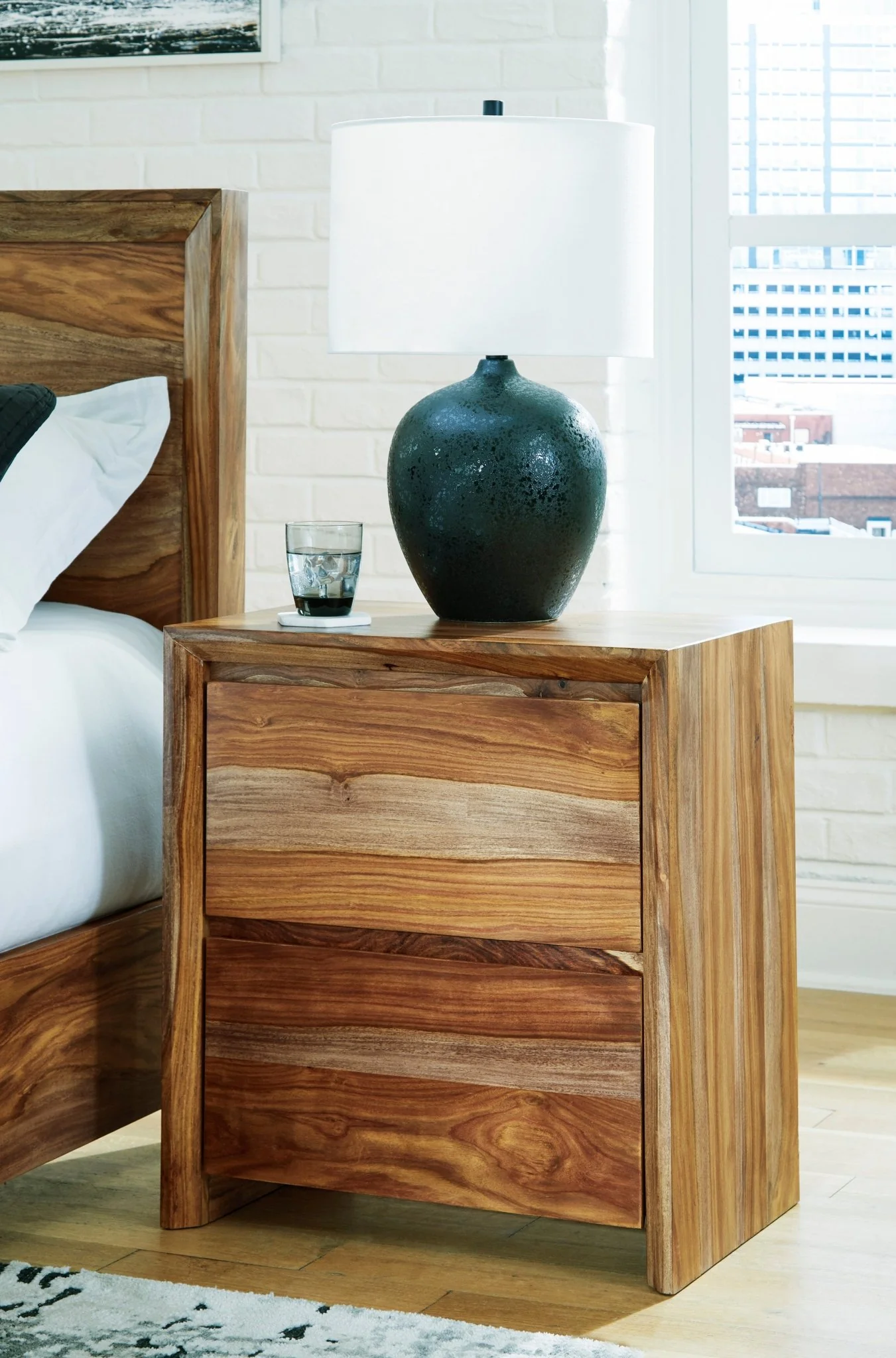 Dahlia Two Drawer Nightstand - Image 7