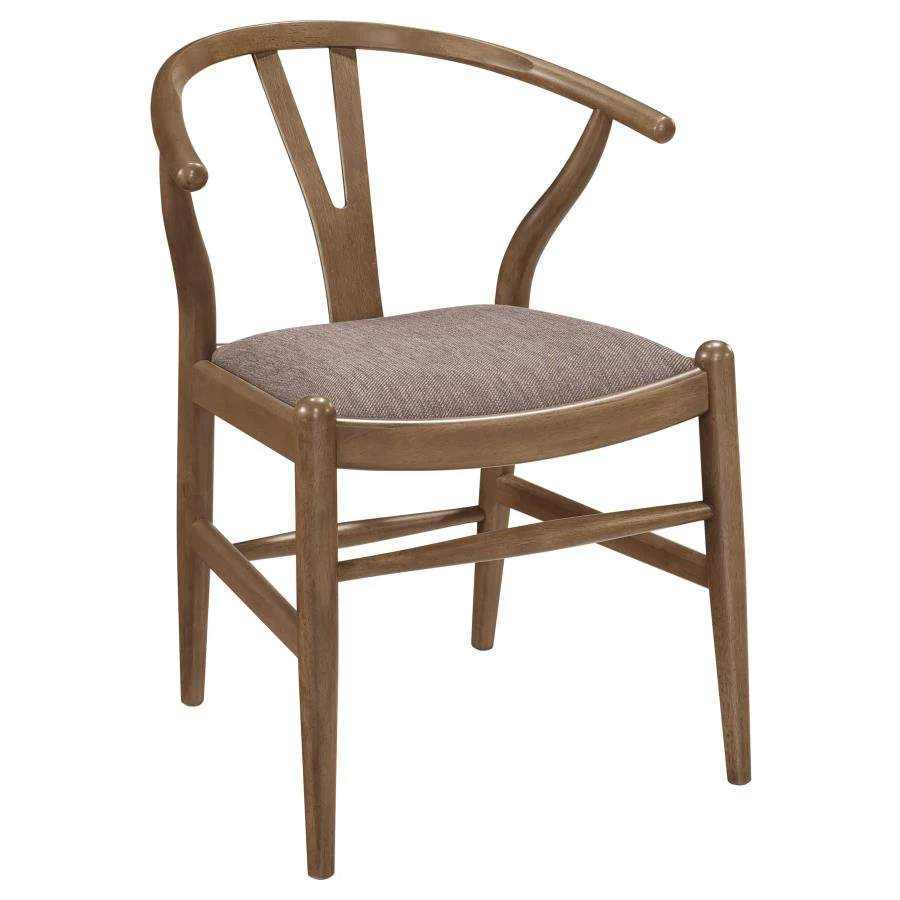 Dana Walnut Wishbone Dining Chairs (Set of 2) - Image 3