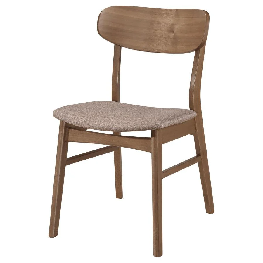 Dora Walnut Dining Chairs (Set of 2) - Image 5