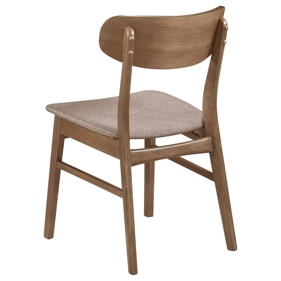 Dora Walnut Dining Chairs (Set of 2) - Image 7