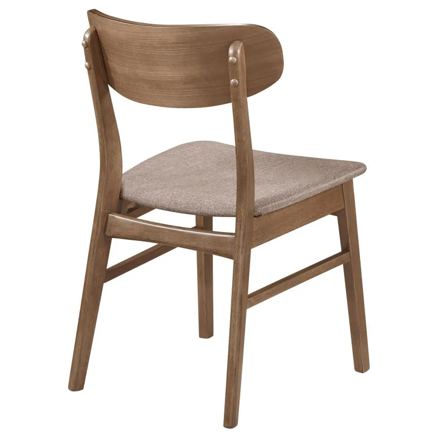 Dora Walnut Dining Chairs (Set of 2) - Image 8