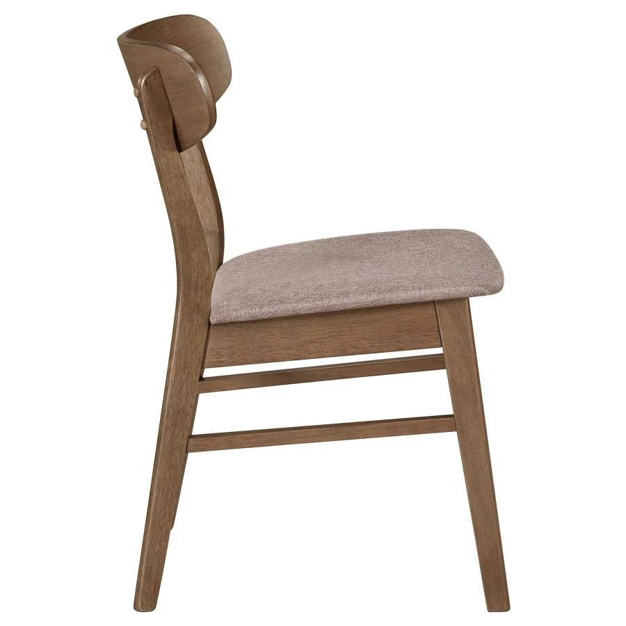 Dora Walnut Dining Chairs (Set of 2) - Image 9