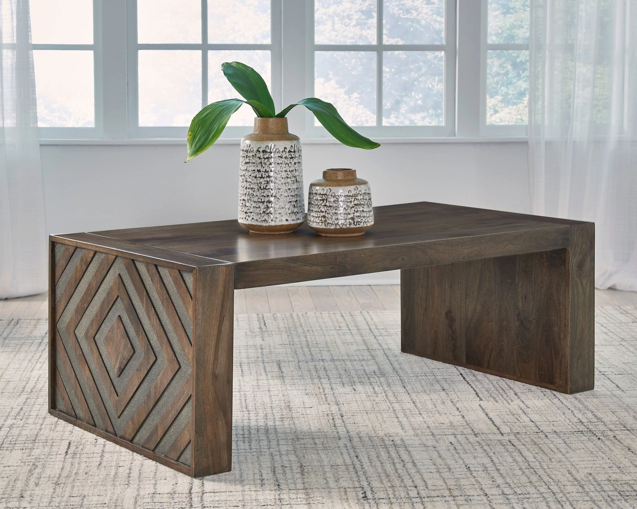 Drew Rectangular Cocktail Table - Image 2