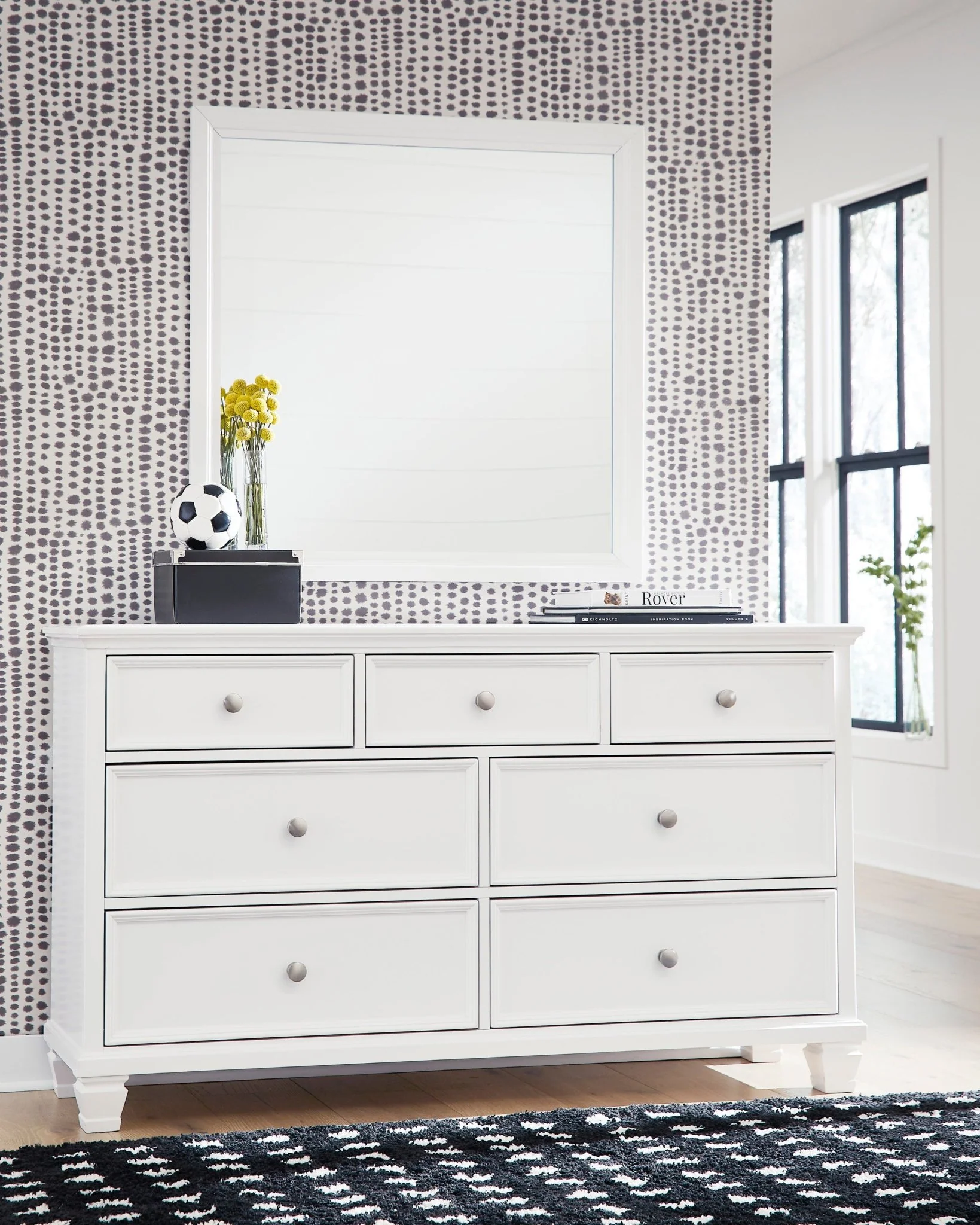 Florence Dresser and Mirror - Image 6