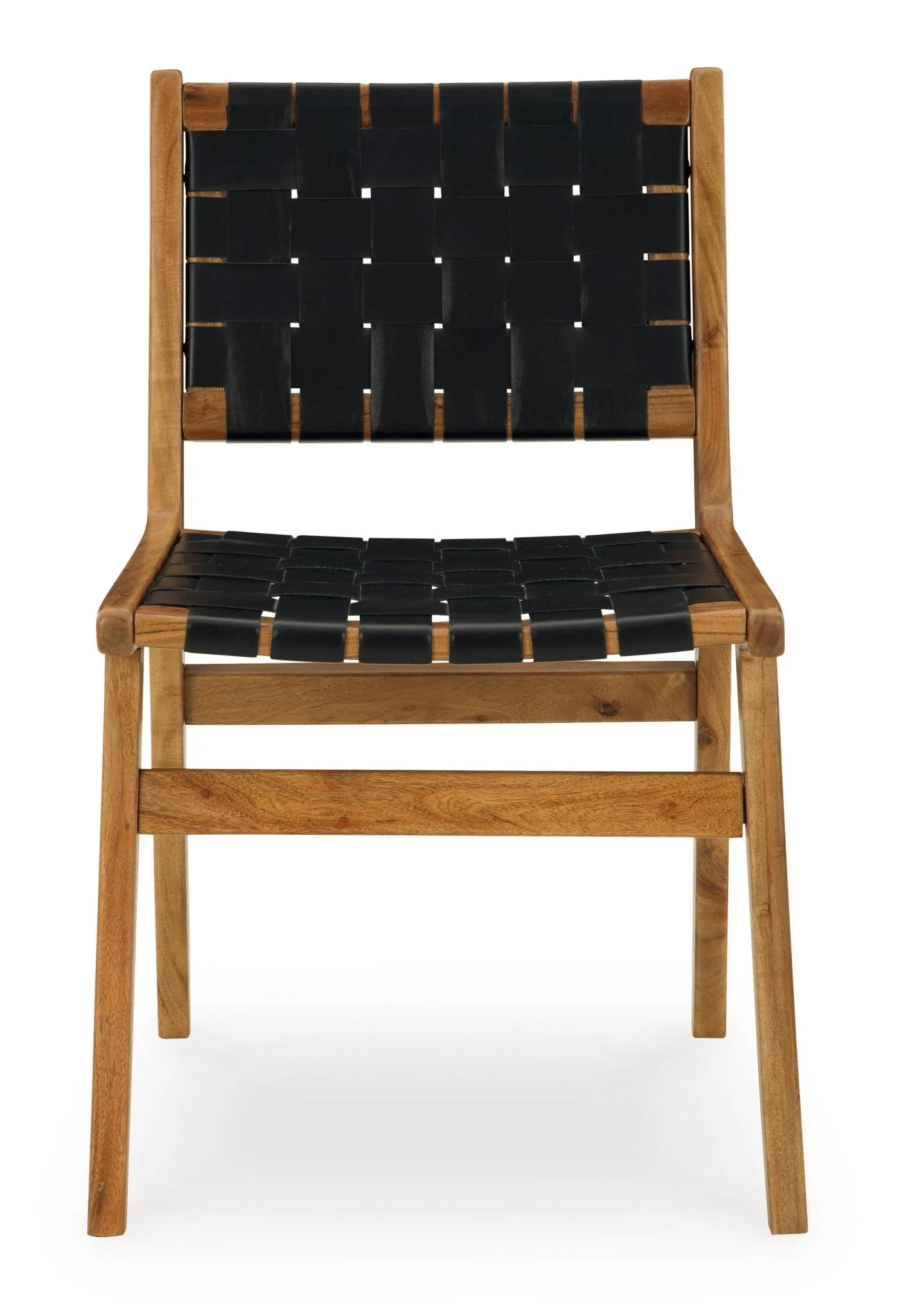 Fortune Leather & Wood Chairs (set of 2) - Image 5