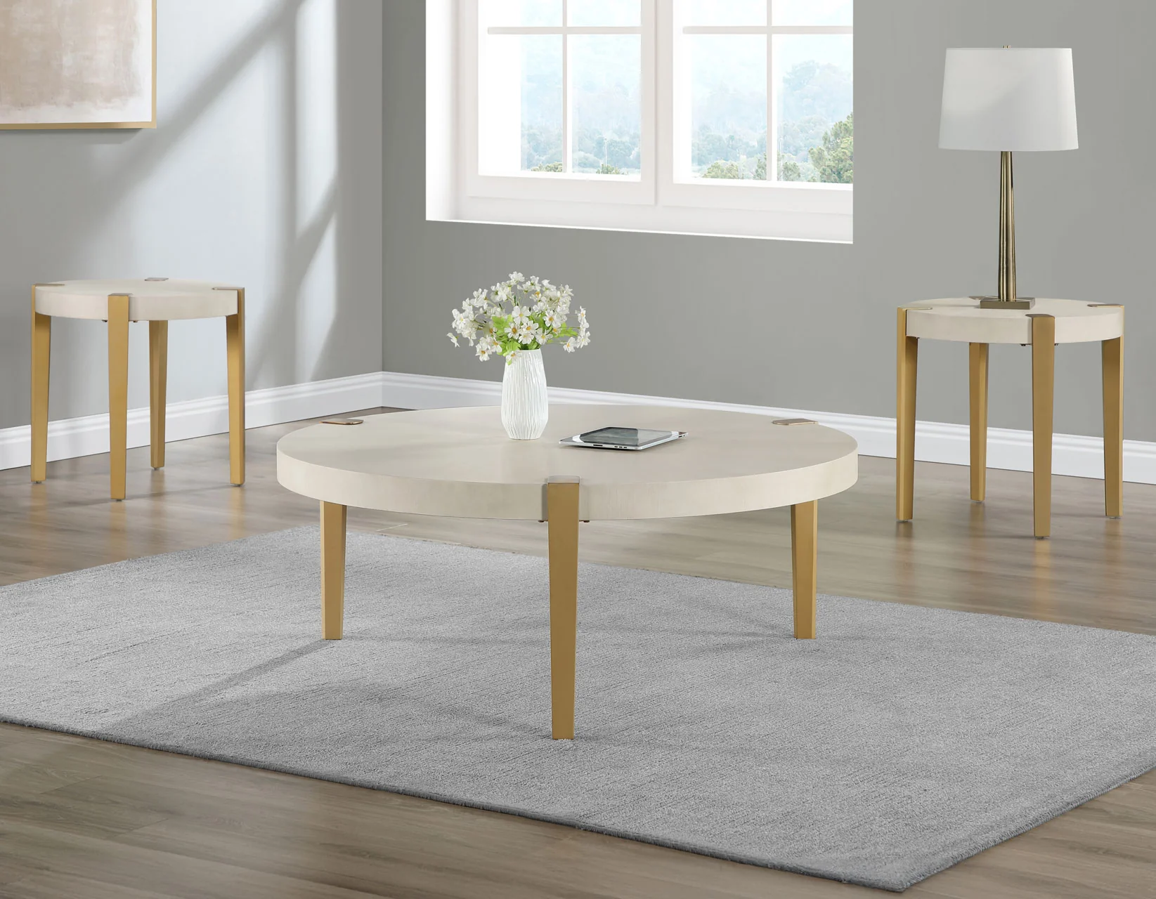 Grace White End Table - Image 5