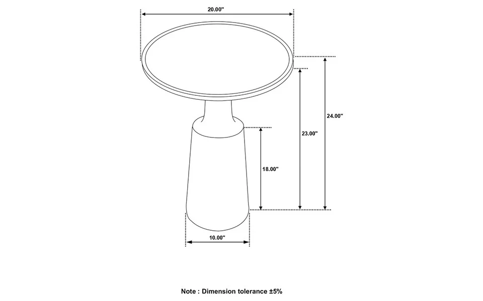 Izzy Natural Accent Table - Image 6