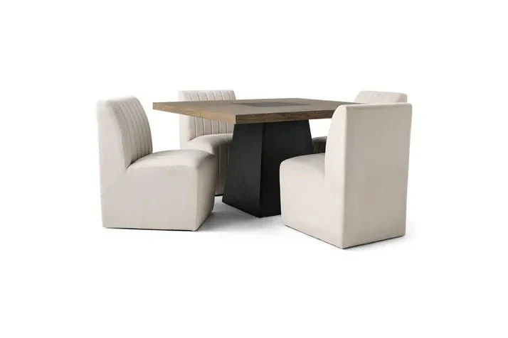 Jessica 54" Square Dining Bench Set (5 pieces) - Image 12