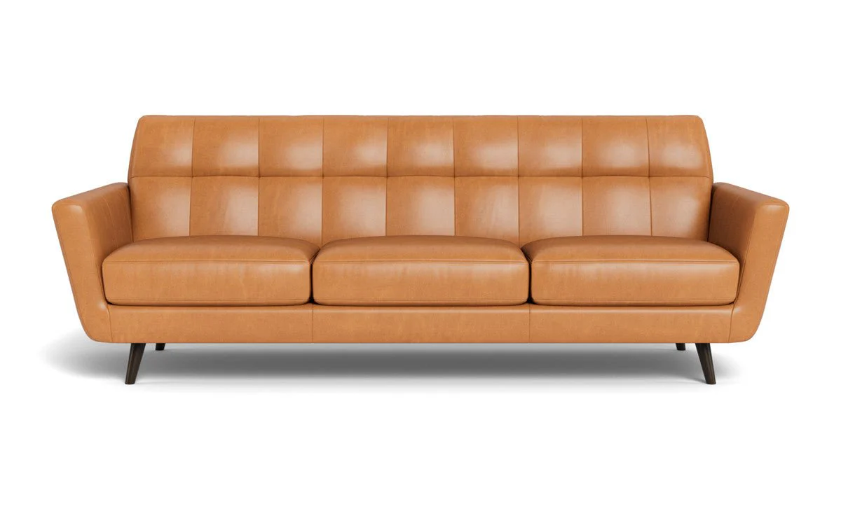 Lamar 96" Leather Estate Sofa - Image 4