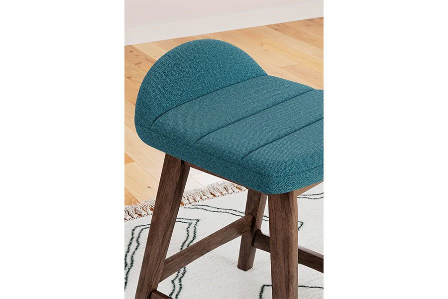 Lynn Blue Upholstered Counter Stools (Set of 2) - Image 10