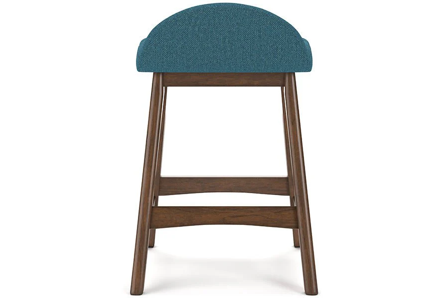 Lynn Blue Upholstered Counter Stools (Set of 2) - Image 6