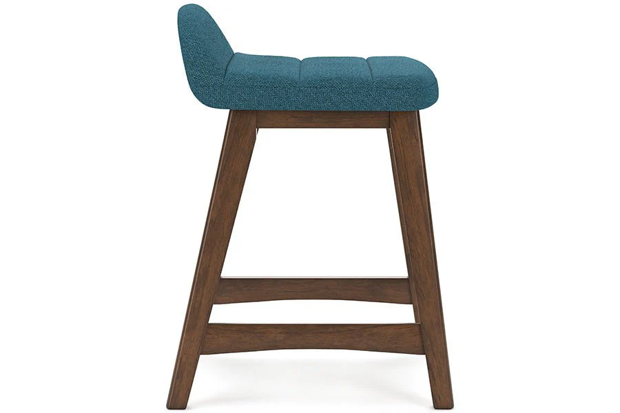 Lynn Blue Upholstered Counter Stools (Set of 2) - Image 8