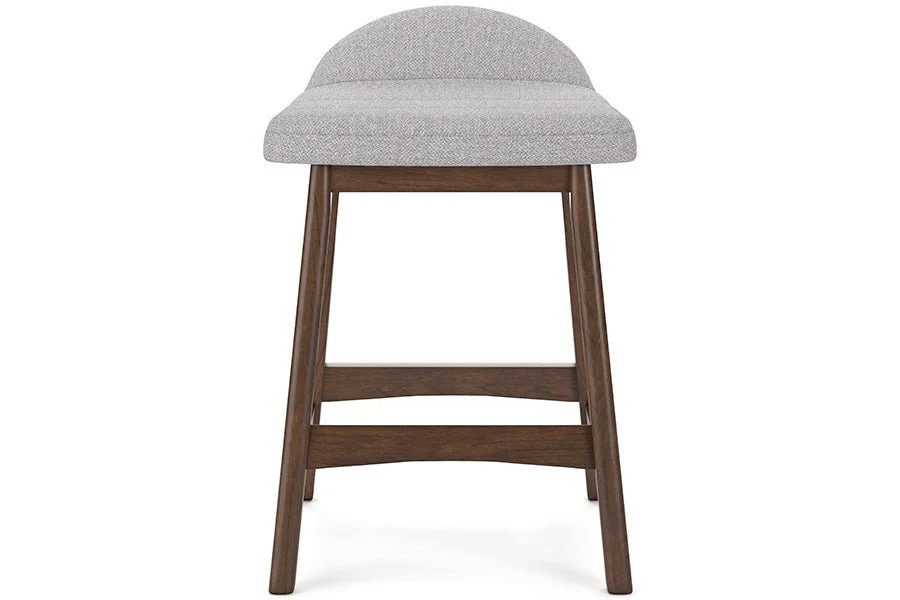 Lynn Gray Upholstered Counter Stools (Set of 2) - Image 5