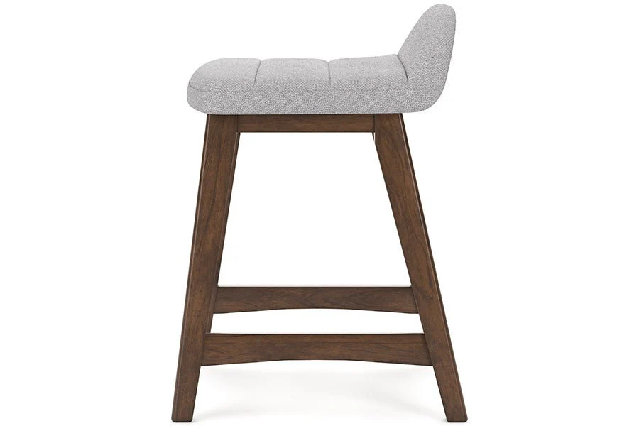 Lynn Gray Upholstered Counter Stools (Set of 2) - Image 7