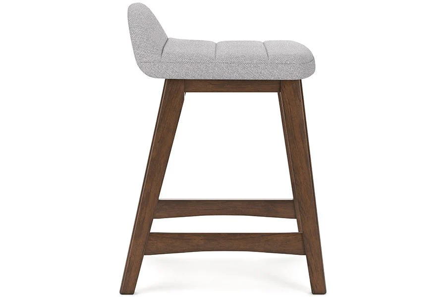 Lynn Gray Upholstered Counter Stools (Set of 2) - Image 8