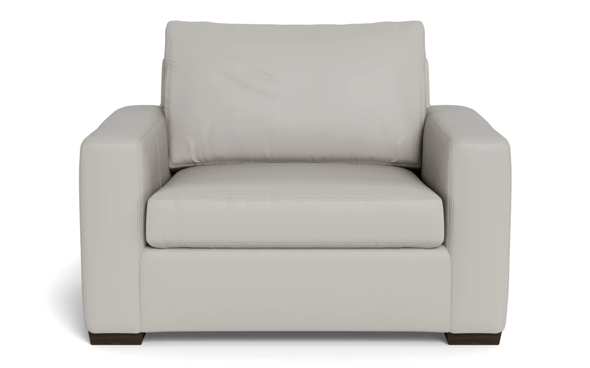 Mas Mesa 52" Deep Leather Arm Chair - Image 23