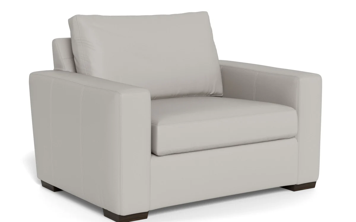 Mas Mesa 52" Deep Leather Arm Chair - Image 24