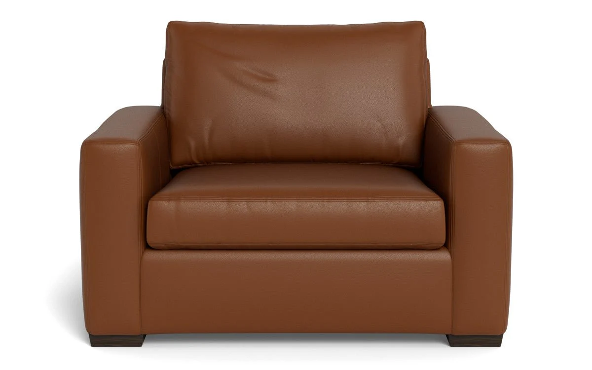 Mas Mesa 52" Deep Leather Arm Chair - Image 26