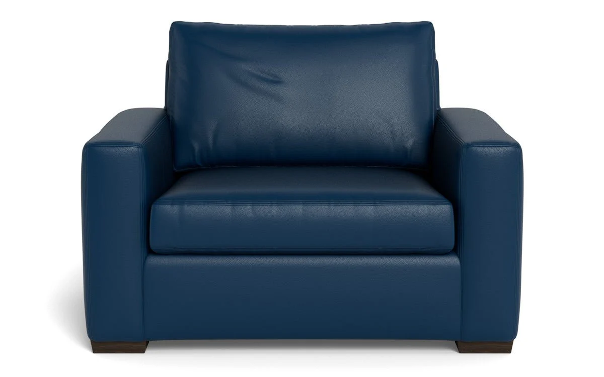 Mas Mesa 52" Deep Leather Arm Chair - Image 29
