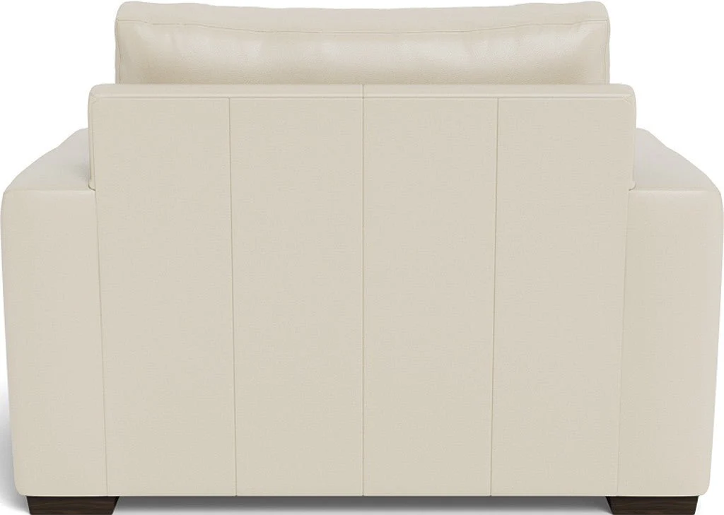 Mas Mesa 52" Deep Leather Arm Chair - Image 34