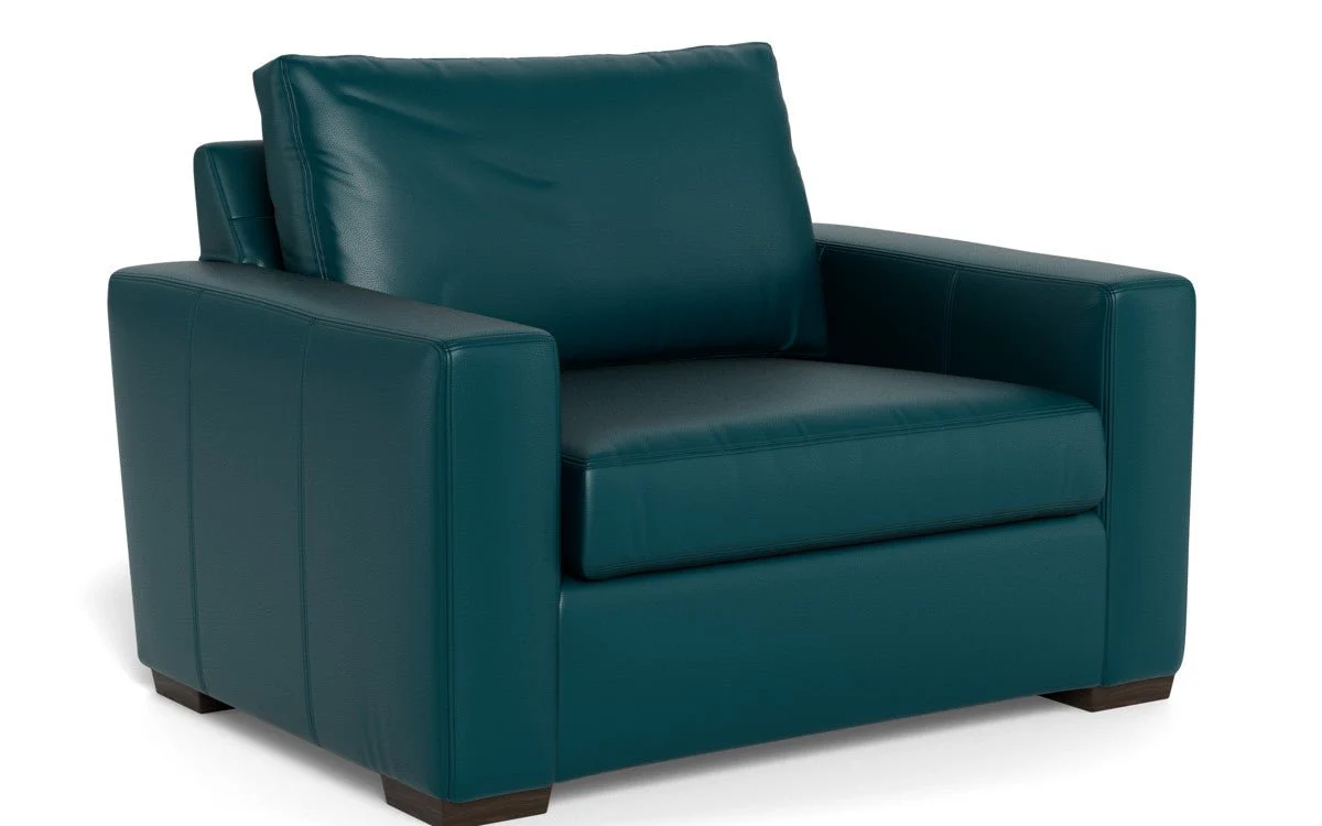 Mas Mesa 52" Deep Leather Arm Chair - Image 39