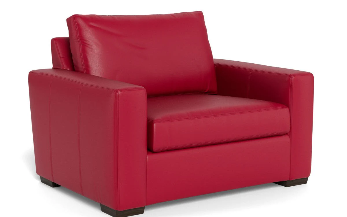 Mas Mesa 52" Deep Leather Arm Chair - Image 44