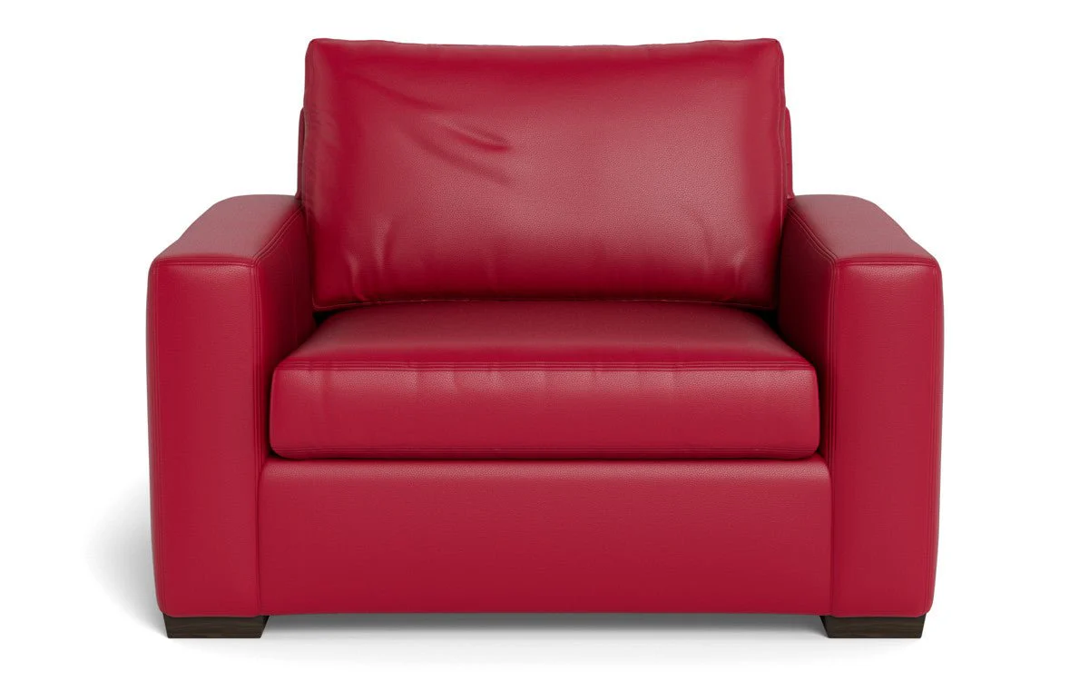 Mas Mesa 52" Deep Leather Arm Chair - Image 45