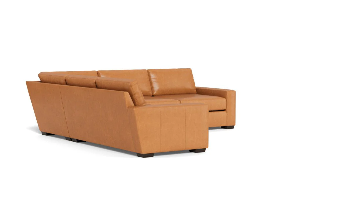 Mas Mesa 127" Deep Leather Corner Sectional - Image 18