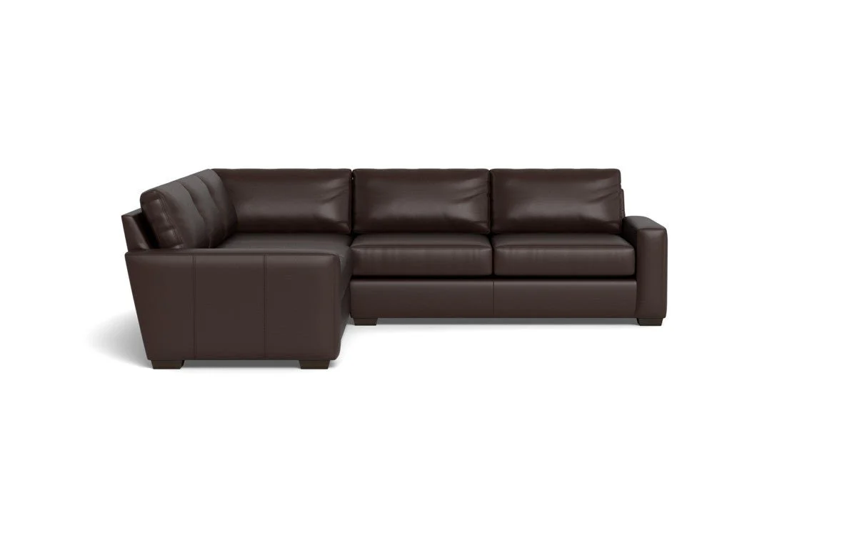 Mas Mesa 127" Deep Leather Corner Sectional - Image 35