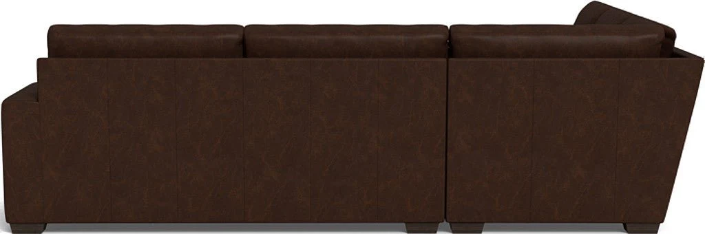 Mas Mesa 127" Deep Leather Corner Sectional - Image 5