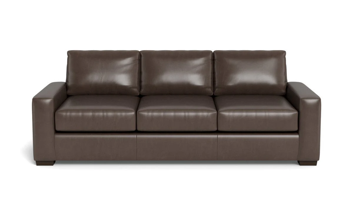 Mas Mesa 101" Deep Leather Estate Sofa - Image 11